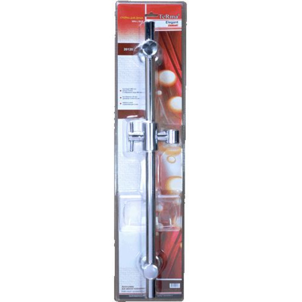 Стойка для душа Melodia 60 см диаметр 22 мм, c мыльницей, хром (MKP20120BL)