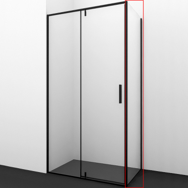 Душевая стенка WasserKRAFT Elbe 74P 90х200 стекло прозрачное, профиль черный (61S07-RP90/74P03-RP90 / 74P07-RP90) Душевая стенка WasserKRAFT Elbe 74P 90х200 стекло прозрачное, профиль черный (61S07-RP90/74P03-RP90 / 74P07-RP90)