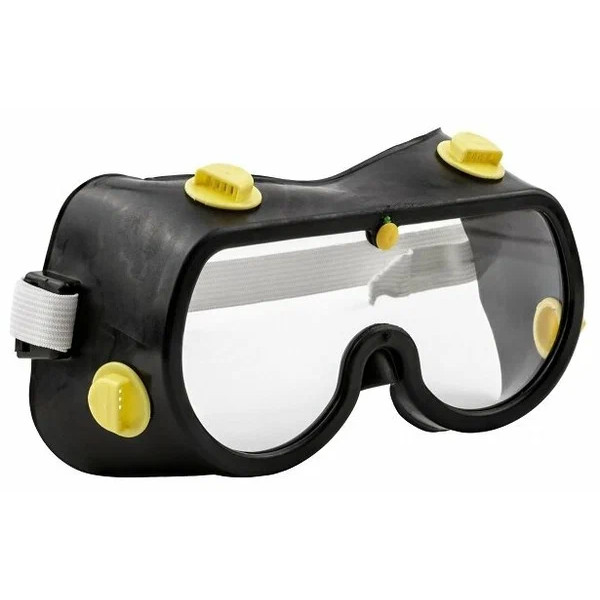 Очки защитные FIT с непрямой вентиляцией черный корпус (12225)