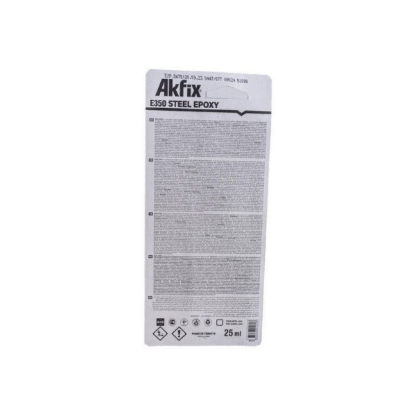 Клей эпоксидный для стали Akfix E350, 25 мл. (AKU500)