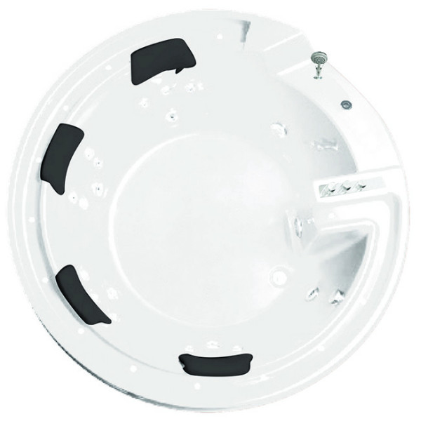 Ванна гидромассажная Gemy 190х190 белая (G9090 B) Ванна гидромассажная Gemy 190х190 белая (G9090 B)