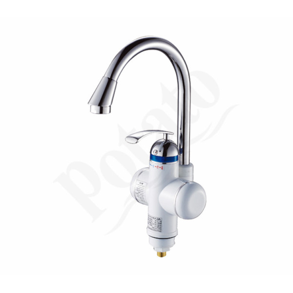 Смеситель для кухни Potato с высоким изливом и электронагревом (P0055)