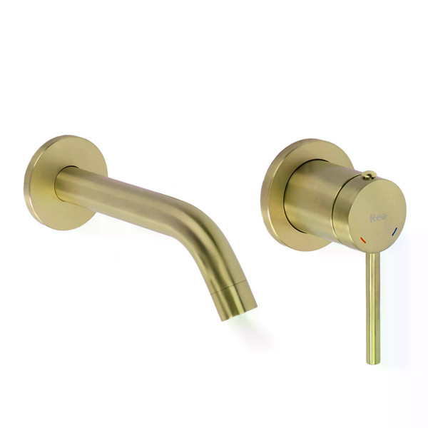 Смеситель для раковины Rea Clif золото матовое (REA-B5841)