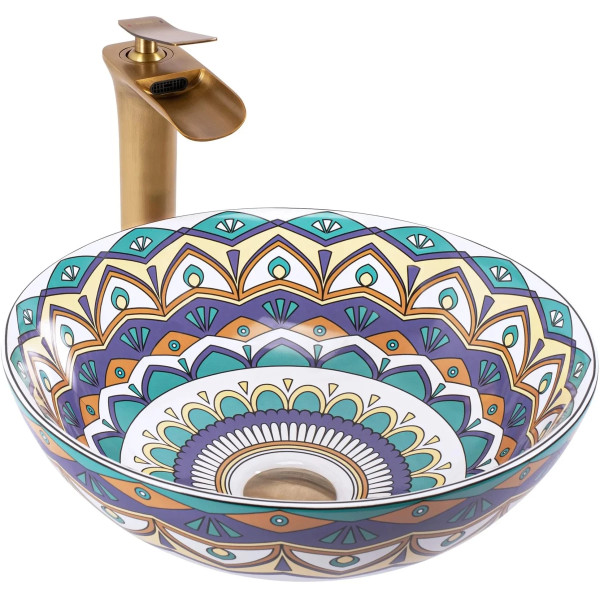 Раковина накладная REA Aztec 40x40x14 (REA-U7501)