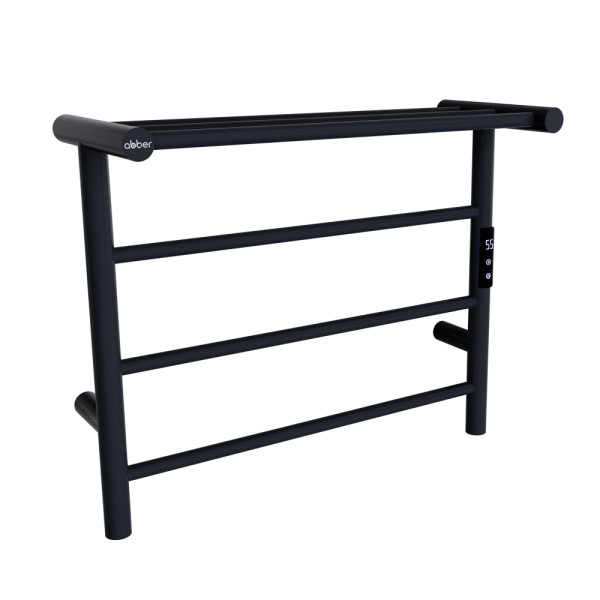 Полотенцесушитель электрический Abber Standard 600x500 черный матовый (AH4614MB) Полотенцесушитель электрический Abber Standard 600x500 черный матовый (AH4614MB)