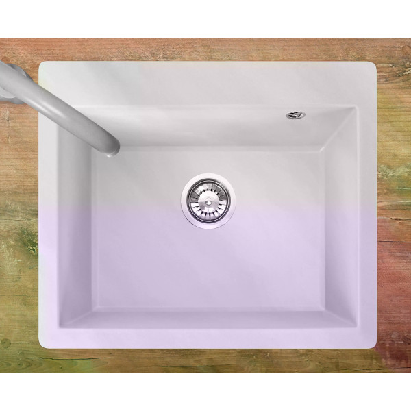 Мойка для кухни Rea Lin white гранит 60x50x22,5 белая (ZLE-00130) Мойка для кухни Rea Lin white гранит 60x50x22,5 белая (ZLE-00130)