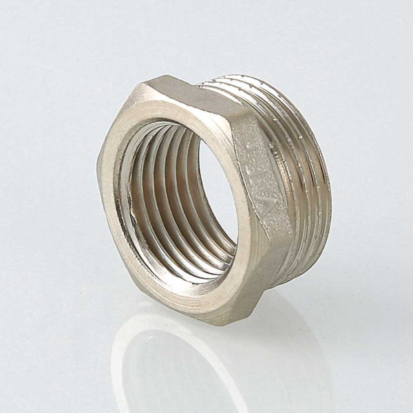 Футорка 1"Вх1 1/2"Н Valtec (никель) (VTr.581.N.0806) Футорка 1"Вх1 1/2"Н Valtec (никель) (VTr.581.N.0806)