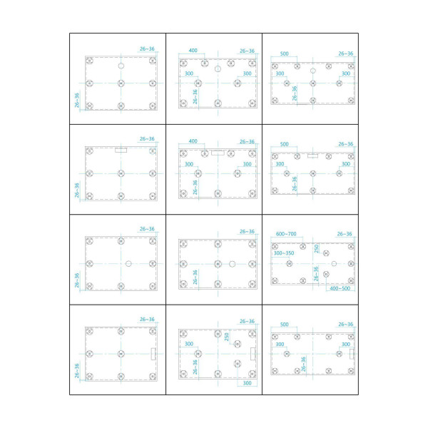 Ножки для поддона RGW N-01 (10) Ножки для поддона RGW N-01 (10)