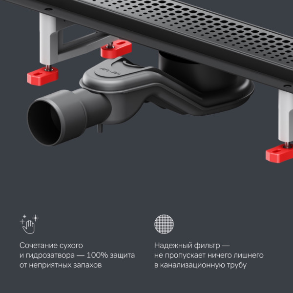 Душевой лоток AM.PM MasterFlow линейный универс затвор Cut Gradient 80 см черн мат (W01SC-P11-080-01BM) Душевой лоток AM.PM MasterFlow линейный универс затвор Cut Gradient 80 см черн мат (W01SC-P11-080-01BM)