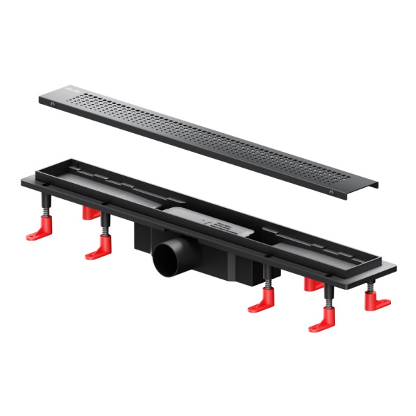 Душевой лоток AM.PM PrimeFlow линейный универс затвор Cut Gradient 60 см черн мат (W02SC-P11-060-01BM)