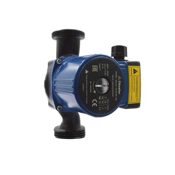 Насос циркуляционный Okseler Standart RS 32/4G-180 с гайками (Oks00511) Насос циркуляционный Okseler Standart RS 32/4G-180 с гайками (Oks00511)