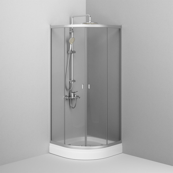 Душевой уголок AM.PM X-Joy 80x80 стекло прозрачное, профиль хром (W88G-205-080MT64)