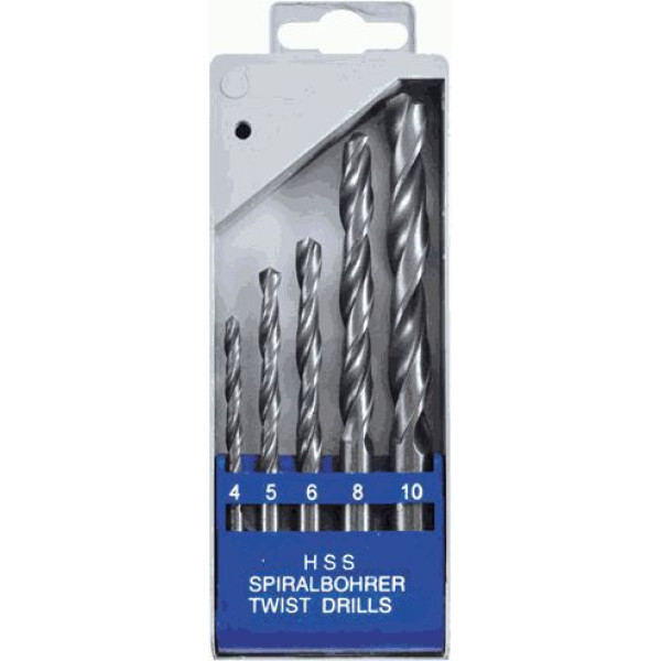 Набор сверел по металлу FIT HSS черненых 6шт.20-80 мм (33853)