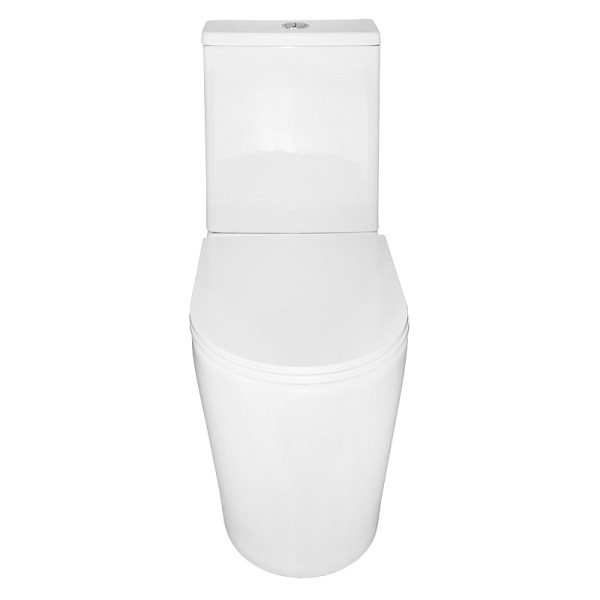 Унитаз напольный Azario Conto с сиденьем с микролифтом белый (AZ-T005BR)