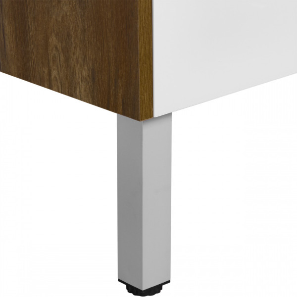 Ножки для мебели Aquaton Aqua 3,8x3,8x23 серый (1.A280.8.03S.D00.0)