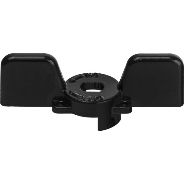 Ручка-бабочка для шарового крана Stout 1/2" - 3/4" (черная) (SVB-BUT-1234)