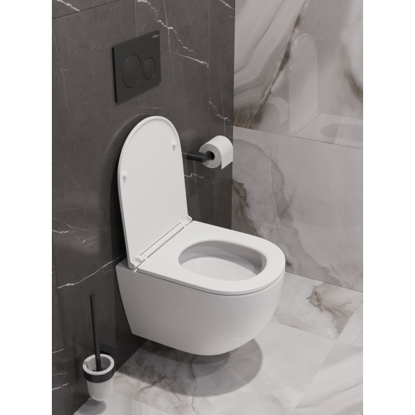 Унитаз подвесной BelBagno Элемент безободковый с сиденьем soft close белый (BB003CH-TOR/SC) Унитаз подвесной BelBagno Элемент безободковый с сиденьем soft close белый (BB003CH-TOR/SC)