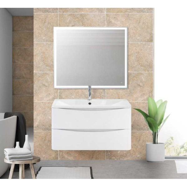 Тумба подвесная BelBagno Acqua 80 см Bianco Lucido (Acqua-800-2C-SO-BL)