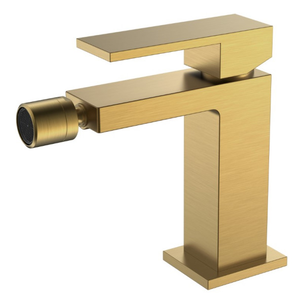 Смеситель для биде Boheme Qubic бронзовый (476-BR)