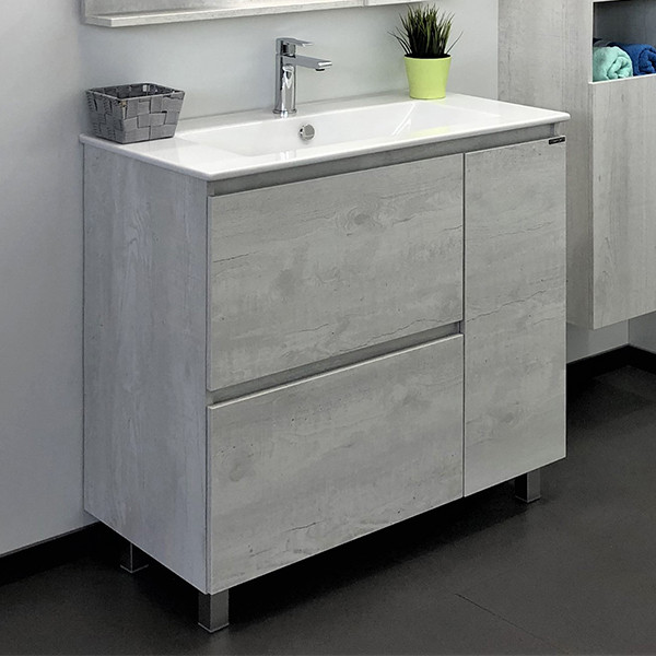 Тумба напольная Comforty Сочи 910x875x465 белый глянцевый с раковиной (00-00001430) Тумба напольная Comforty Сочи 910x875x465 белый глянцевый с раковиной (00-00001430)