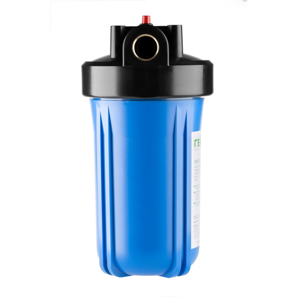 Фильтр колбовый Гейзер 1" 10BB с латунными вставками (синий, для холодной воды) (50715) Фильтр колбовый Гейзер 1" 10BB с латунными вставками (синий, для холодной воды) (50715)