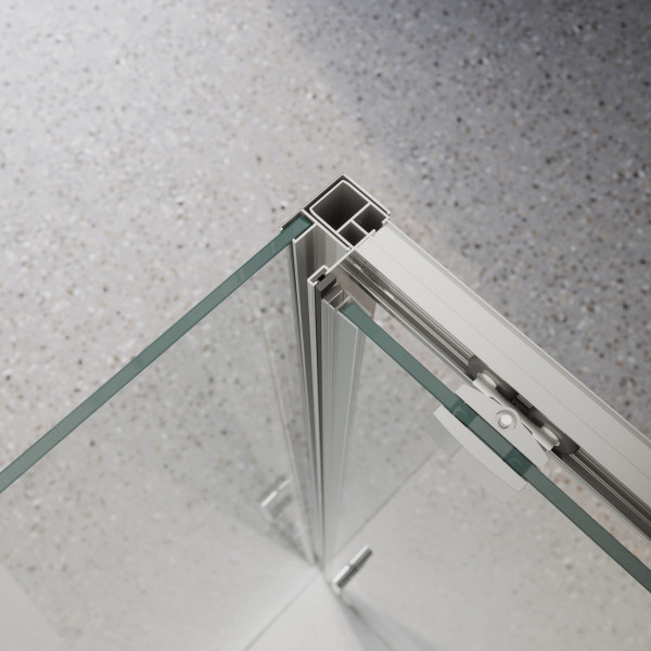 Душевой уголок BelBagno Luce 110x80x195 стекло прозрачное, профиль хром (LUCE-AH-1-110/80-C-Cr) Душевой уголок BelBagno Luce 110x80x195 стекло прозрачное, профиль хром (LUCE-AH-1-110/80-C-Cr)