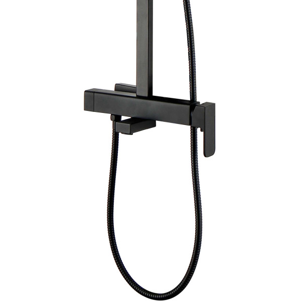 Система душевая Aquanet Gotic AF440-72-S-B (243327) черн.мат