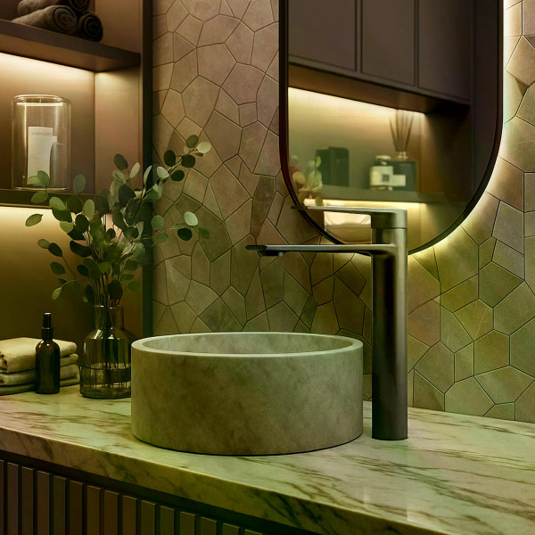 Смеситель для раковины Rea Storm оружейная сталь (REA-B4584) Смеситель для раковины Rea Storm оружейная сталь (REA-B4584)