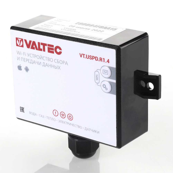 Устройство сбора и передачи данных Wi-Fi Valtec (VT.USPD.R1.4) Устройство сбора и передачи данных Wi-Fi Valtec (VT.USPD.R1.4)