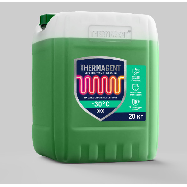 Теплоноситель Thermagent Eko-30 20 кг (пропиленгликоль) (TA 914699) Теплоноситель Thermagent Eko-30 20 кг (пропиленгликоль) (TA 914699)