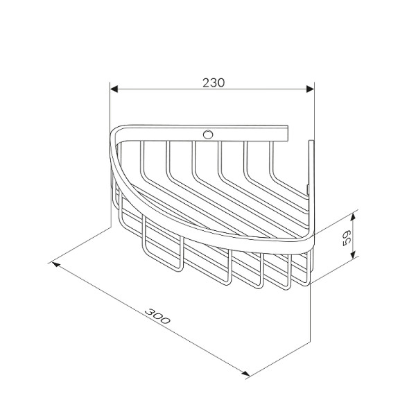 Корзина для душа AM.PM Sense L (A7452100) Корзина для душа AM.PM Sense L (A7452100)