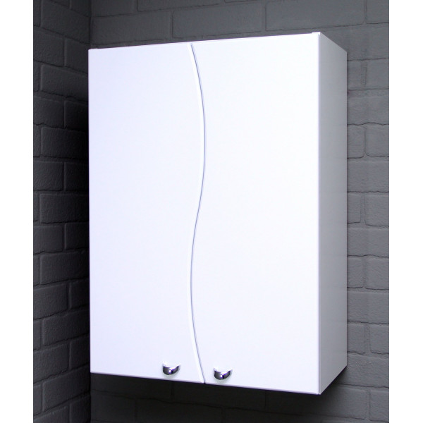 Шкаф подвесной Волна 02-50 Айсберг (разобранный) Домино (DA1065HR)