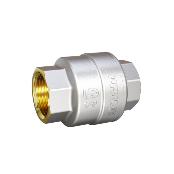Клапан обратный вертикальный 1/2" LD Pride (с латунным седлом) (LD 58.100.15) Клапан обратный вертикальный 1/2" LD Pride (с латунным седлом) (LD 58.100.15)