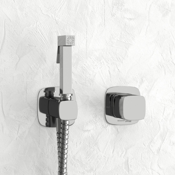 Смеситель с гигиеническим душем встраиваемый WasserKRAFT хром (A8651.326.057.136) Смеситель с гигиеническим душем встраиваемый WasserKRAFT хром (A8651.326.057.136)