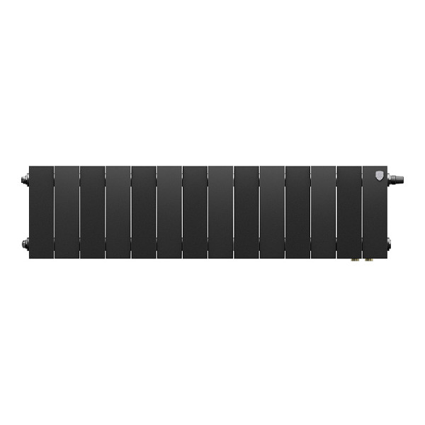 Радиатор биметаллический Royal Thermo PianoForte 200 Чёрный VR80 (14 секций) (RTPBVR803020014) Радиатор биметаллический Royal Thermo PianoForte 200 Чёрный VR80 (14 секций) (RTPBVR803020014)