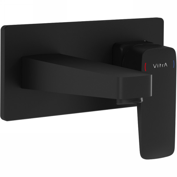 Смеситель для раковины Vitra Root Square матовый черный (A4273836EXP)