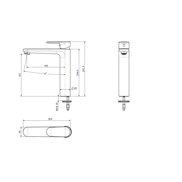 Смеситель для раковины Aquatek Ника золото шлифованное (AQ1804BG) Смеситель для раковины Aquatek Ника золото шлифованное (AQ1804BG)