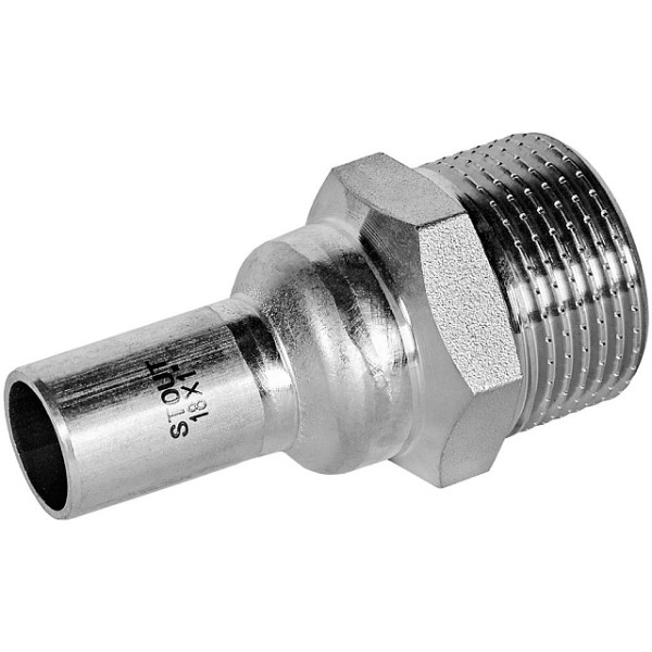 Вставка резьбовая 18х1"Н Stout SSS-2024 НПр-НР (нерж.ст., пресс) SSS-2024-000181 Вставка резьбовая 18х1"Н Stout SSS-2024 НПр-НР (нерж.ст., пресс) SSS-2024-000181