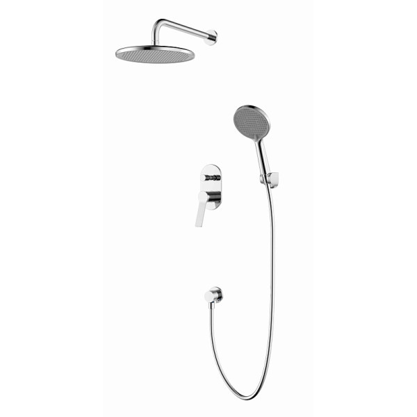 Смеситель для ванны и душа встриваемый Azario Vise с душевым комплектом хром (AZ-VSA248330C+82KC) Смеситель для ванны и душа встриваемый Azario Vise с душевым комплектом хром (AZ-VSA248330C+82KC)