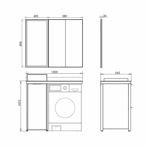 Зеркало Comforty Лозанна 400x20x800 белый глянцевый (00-00013799) Зеркало Comforty Лозанна 400x20x800 белый глянцевый (00-00013799)