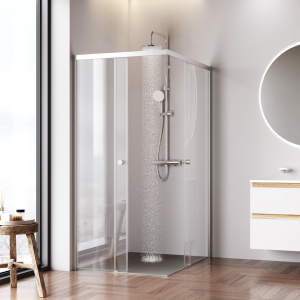 Душевой уголок AM.PM X-joy 120x90 стекло прозрачное, профиль хром матовый (W94G-403-120290-MT1K)