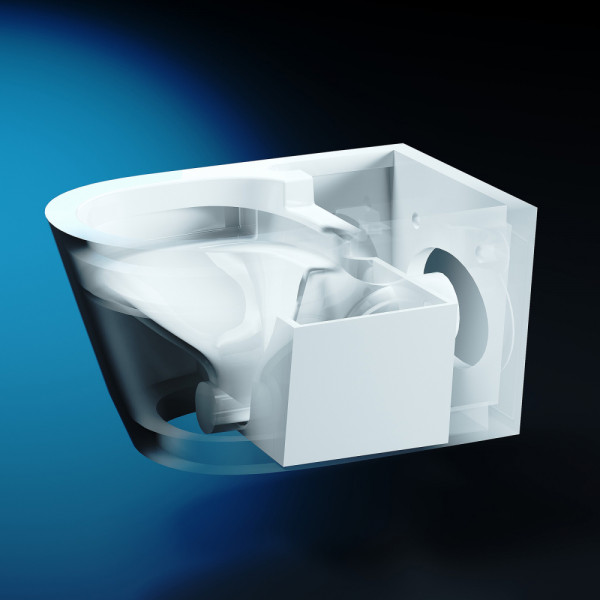 Комплект Abber подвесной электронный унитаз-биде Bequem AC1119S с инсталляцией AC0101P2 (AC1119S-AC0101P2)