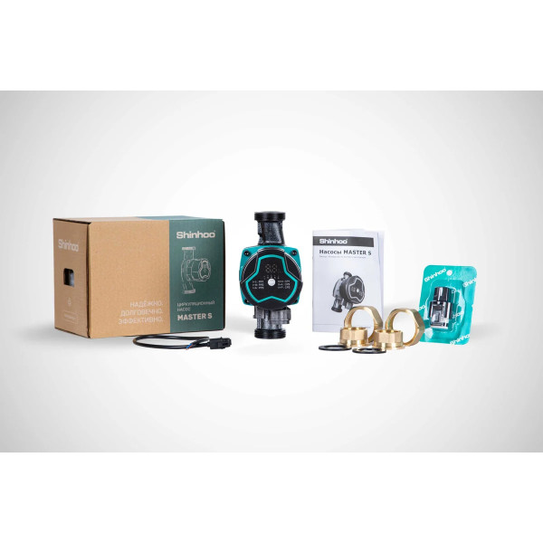 Насос циркуляционный Shinhoo Basic S 25-4S 180 (G 1 1/2" с гайками) (71211001)