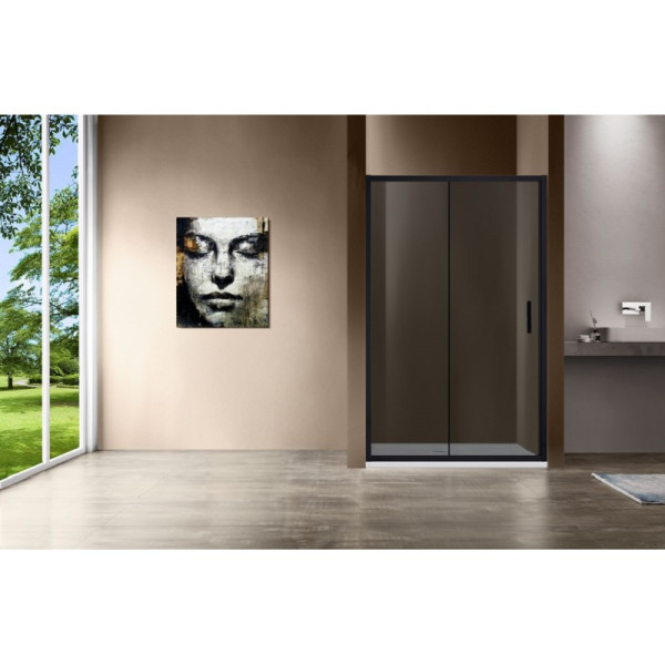 Душевая дверь Vincea Garda VDS-1G 1200х1900 стекло тонированное, профиль черный (VDS-1G120CGB) Душевая дверь Vincea Garda VDS-1G 1200х1900 стекло тонированное, профиль черный (VDS-1G120CGB)