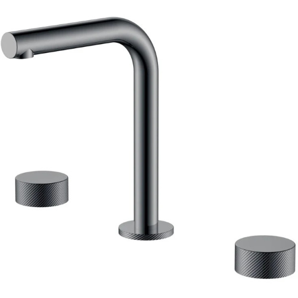 Смеситель для раковины на 3 отв.Boheme Stick SGM (графит глянец) (152-SGM.4) Смеситель для раковины на 3 отв.Boheme Stick SGM (графит глянец) (152-SGM.4)