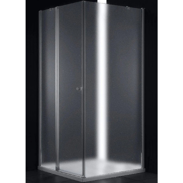 Душевой уголок Cezares Elena 90x90x195 стекло рифленое, профиль хром (ELENA-W-A-12-90-P-Cr-L) Душевой уголок Cezares Elena 90x90x195 стекло рифленое, профиль хром (ELENA-W-A-12-90-P-Cr-L)