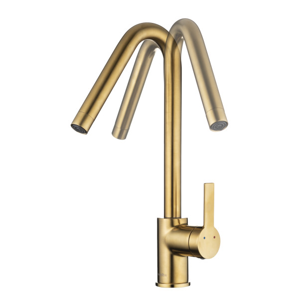 Смеситель для кухни Swedbe Select золото (2742GO) Смеситель для кухни Swedbe Select золото (2742GO)