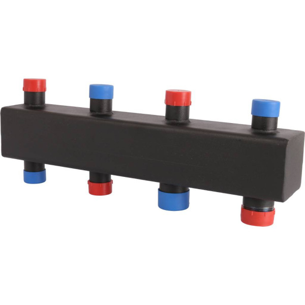 Коллектор распределительный Rommer 1"*1 1/4" на 2(3) контура (сталь, до 80 кВт) (RDG-0016-004023) Коллектор распределительный Rommer 1"*1 1/4" на 2(3) контура (сталь, до 80 кВт) (RDG-0016-004023)