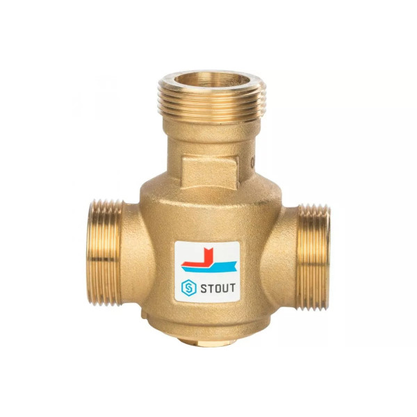 Клапан термостатический смесительный Stout G 1" 1/4 НР  55°С (SVM-0030-325504)