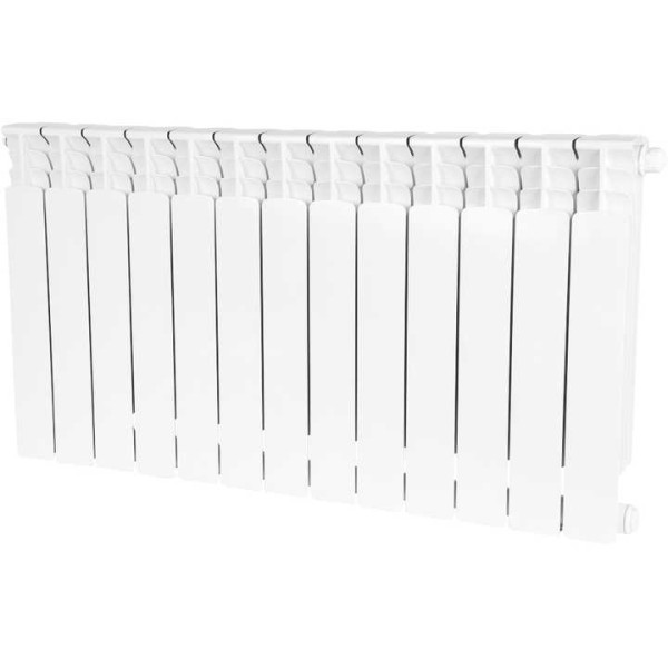 Радиатор биметаллический Stout Space 500 13 секций (нижнее правое подключение RAL9016) (SRB-0320-050013)